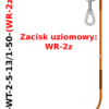 Uziemiacz przenośny jednozaciskowy do przewodów okrągłych U1-O-WT-2-5-13/1-50-(WR-2z)