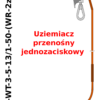 Uziemiacz przenośny jednozaciskowy do przewodów okrągłych U1-O-WT-3-5-13/1-50-(WR-2z)