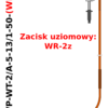 Uziemiacz przenośny jednozaciskowy na przewody okrągłe i szyny płaskie U1-O/P-WT-2/A-5-13/1-50-(WR-2z)