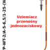 Uziemiacz przenośny jednozaciskowy do przewodów okrągłych i szyn płaskich U1-O/P-WT-2/A-5-6,5/1-25-(WR-2z)