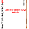 Uziemiacz przenośny jednozaciskowy do przewodów okrągłych i szyn płaskich U1-O/P-WT-2/A-5-6,5/1-25-(WR-2z)