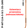 Uziemiacz przenośny jednozaciskowy na szyny płaskie i przewody okrągłe U1-O/P-WT-2/A-5-9/1-35-(WR-2z)