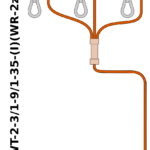 Uziemiacz przenośny trójfazowy do przewodów okrągłych U3-O-WT-2-3/1-9/1-35-(I)(WR-2z)