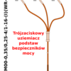 Uziemiacz przenośny trójfazowy podstaw bezpieczników mocy U3-BM00-0,35/0,25-4/1-16-(I)(WR-6)