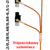 Uziemiacz przenośny trójfazowy podstaw bezpieczników mocy U3-BM123-1,2/0,28/0,48/0,68-6,5/1-25-(I)(WR-6)